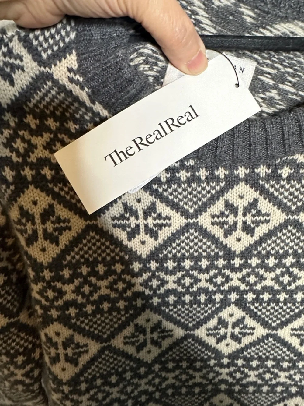 Himalayan Cashmere Fair Isle Sweater SzL